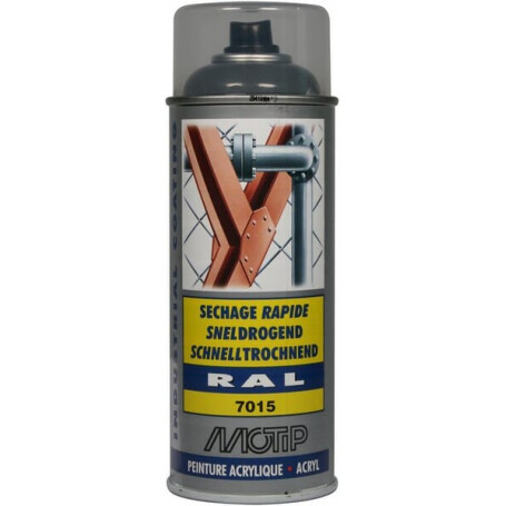 Peinture spray gris ardoise MOTIP 07148
