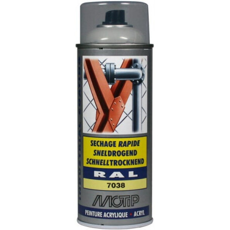 Peinture spray gris MOTIP 07152