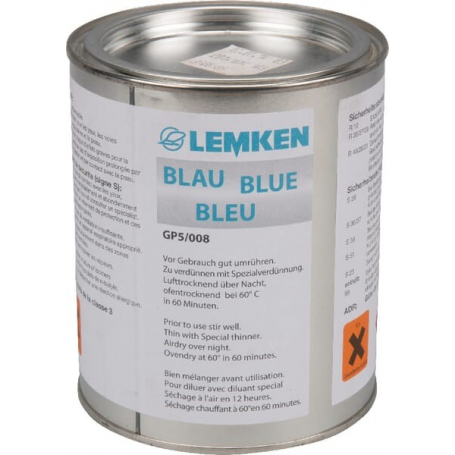 Peinture bleue 1L LEMKEN 1701190