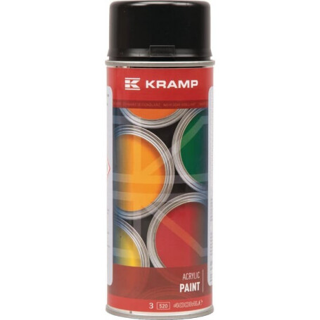 Bombe de peinture noire UNIVERSEL 923504KR