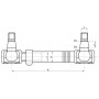 Barre de direction UNIVERSEL SHP053KR