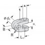 Chape pour barre de poussée hydraulique WALTERSCHEID 204337