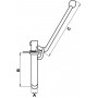 Pivot d'attelage ZETOR 45115104