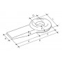 Anneau d'attelage UNIVERSEL OTO1209