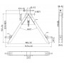 Triangle d'attelage UNIVERSEL TL150691KR