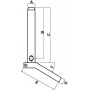 Axe avec poignée UNIVERSEL Z519123HKR