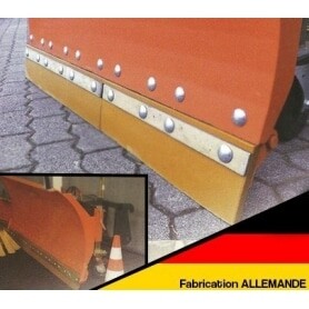 Bande d'usure pour lames à neige - 1250 x 150 x 20 mm - Qualité professionnelle - Fabrication Allemande