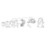 Casque de protection pour travaux légers NORTH-BY-HONEYWELL WP114102