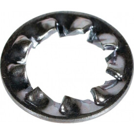 Arandela dentada de bloqueo M4x8x0.5mm acero cincado DIN 6798 UNIVERSAL 6798J4