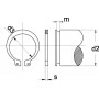 Circlip 72mm UNIVERSEL 47172