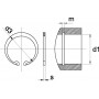 Circlip 39mm UNIVERSEL 47239P010