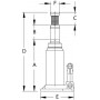 Cric hydraulique COMPAC CBJ15G2