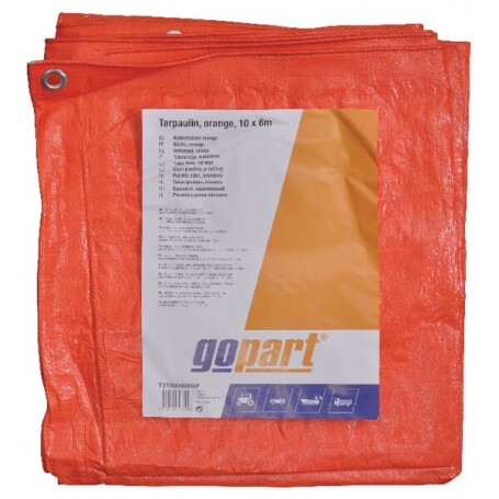 Bâche orange 10x6m GOPART T21000600GP