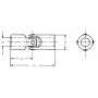 Joint de cardan UNIVERSEL EDS50025100