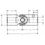 Joint de cardan UNIVERSEL EDS34040100