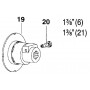 Mâchoire de limiteur à friction WALTERSCHEID 359001
