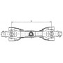 Arbre de cardan 1 010mm GOPART PTO60T1010GP