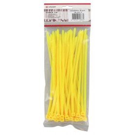 Serre-câbles 4,8x200mm jaune UNIVERSEL TRBL48200YEL