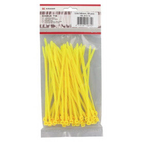Serre-câbles 3,6x140mm jaune UNIVERSEL TRBL36140YEL