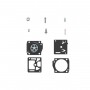 Kit membranas juntas ZAMA RB-37