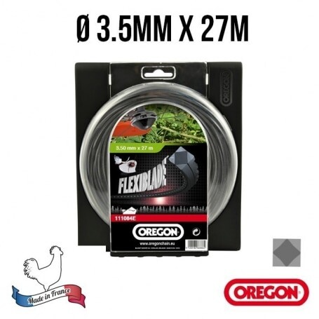Mähfaden für OREGON quadratisch Flexiblade 3.5mm x 27m (coque)