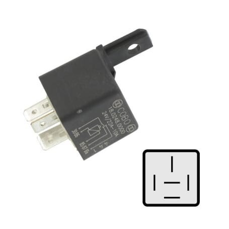 Relé 24V - 10-20A - 5 husillo - Universal