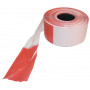 Ruban de chantier rouge - blanc 80mmx500m UNIVERSEL WB99362