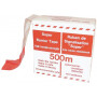 Ruban de chantier rouge - blanc 80mmx500m UNIVERSEL WB99362