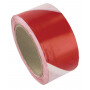Ruban de chantier rouge - blanc 50mmx100m UNIVERSEL 488337