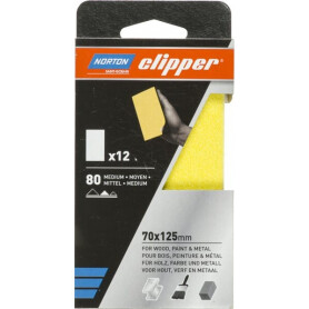 Papier abrasif 70x125mm NORTON 66261131058