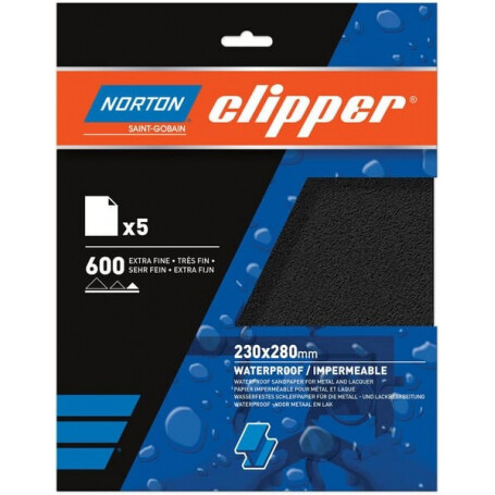 Papier abrasif 230x280mm NORTON 66261118258