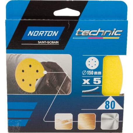 Papier abrasif 150mm NORTON 66261139297