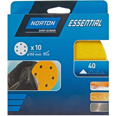 Papier abrasif 150mm NORTON 69957373243