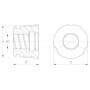 Écrou UNIVERSEL DS2906313040VM