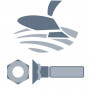 Boulon avec écrou UNIVERSEL TB30510
