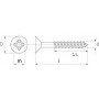 Vis UNIVERSEL SPS3520P200