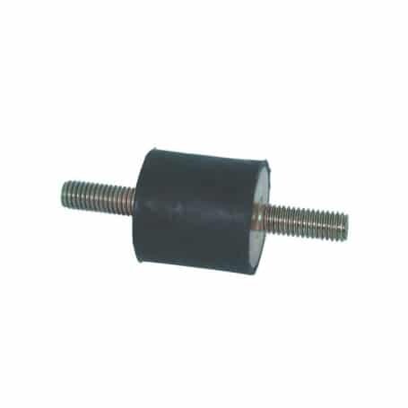 Amortiguador bloque Universal mâle-mâle - polea 30mm - longitud 30mm - Filet M8 - longitud filet 18-23mm
