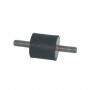 Amortiguador bloque Universal mâle-mâle - polea 30mm - longitud 30mm - Filet M8 - longitud filet 18-23mm