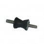 Vibrationsdämpfer - stoßdämpfer Universal format diabolo - mâle-mâle - länge 15mm - oder 12mm - außengewinde M4 x 7mm.