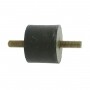 Antivibrante Universale mâle-mâle - diametro 50mm - lunghezza 40mm - Filet M10 - lunghezza filet 27mm