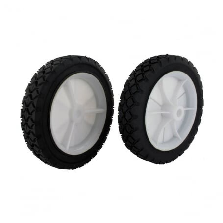 Ruota plastica mozzo déporté Universale - diametro esterno 178 mm
