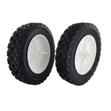 Ruota plastica mozzo déporté Universale - diametro esterno 203 mm