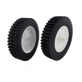 Ruota plastica cinghia mozzo déporté Universale - diametro esterno 203mm