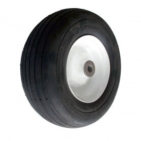 Ruota MTD 734-0949 - 7340949 - acciaio 11 x 400 mozzo déporté
