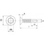 Vis UNIVERSEL 7504PTEKS6370T30A