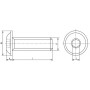 Vis UNIVERSEL ISO7380ULF1035109