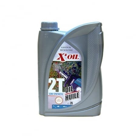 Huile  2 temps semi-synthétique X'OIL pour tronçonneuse - 2 litres