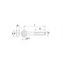 Vis UNIVERSEL 444LB12120