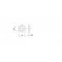 Écrou hexagonal bas M24x1,50 UNIVERSEL 439B2415L