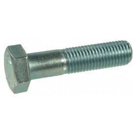 Tornillo hexagonal DIN 960 M12 x 1,25 x 80 acero cincado 8.8 UNIVERSAL 9601212580